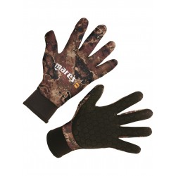 Перчатки CAMO Brown, 3 мм, с двусторонним нейлоном, цвет коричневый камуфляж
